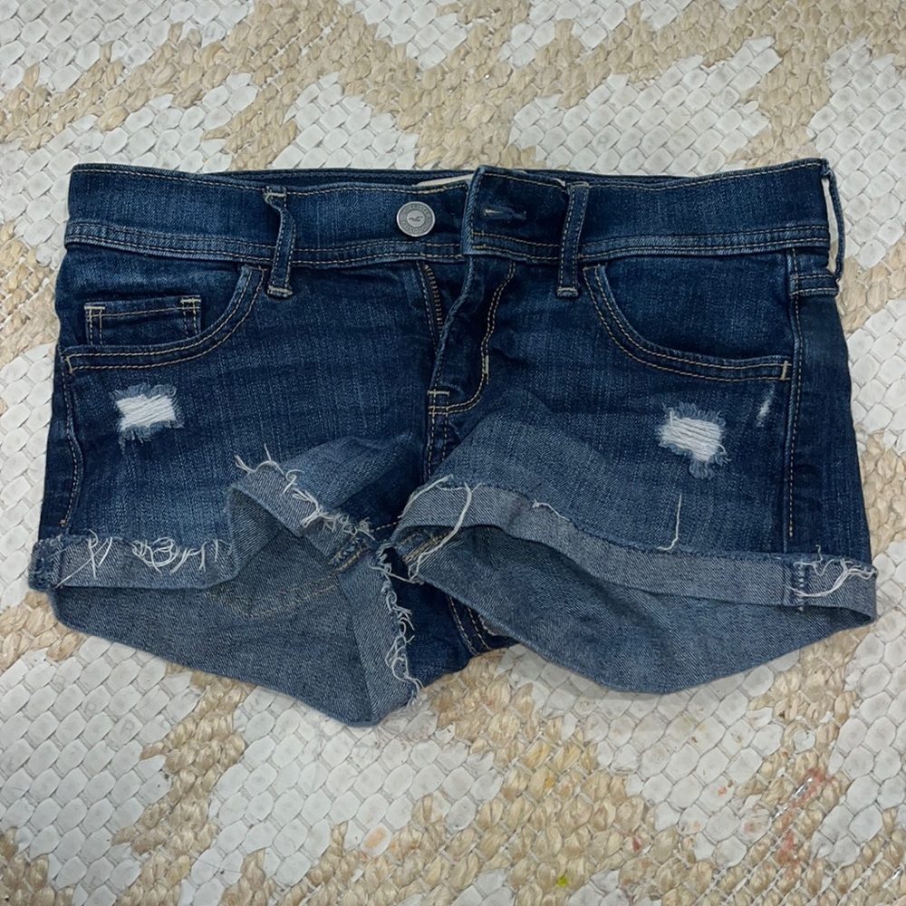 Hollister low rise jean shorts